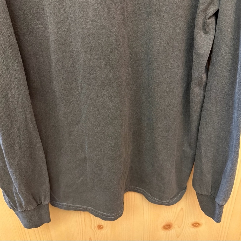 RSQ M  Skeleton Graphic Tee Yoga Meditation Rainbow Cosmic Long Sleeve Gray - Picture 15 of 15